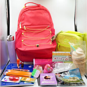 All in Motion Backpack School Supply‎ Bundle w/ Lunchbox LEGO Star Wars Kit